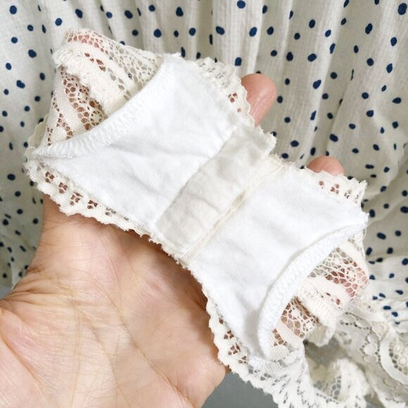 FREE PEOPLE Makin Waves Polka Dot Bodysuit Size Small - Picture 7 of 11